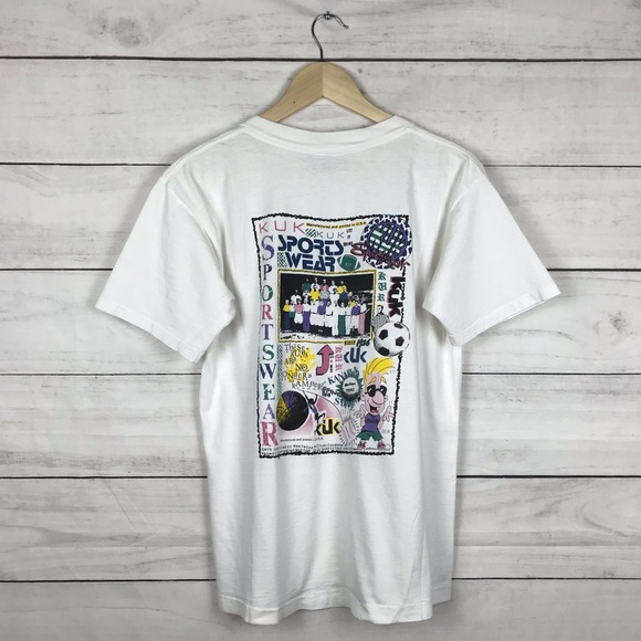 Vintage Tops - Vintage 1990s Kuk Sportswear T-Shirt